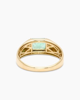 Produktabbildung 3 für Ring mit Smaragd und Diamanten