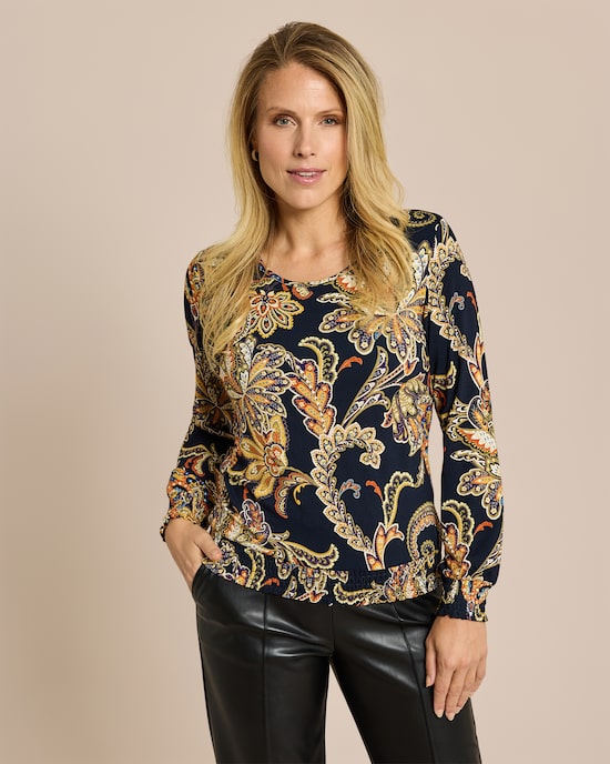 Produktabbildung für Shirt mit Paisleydruck