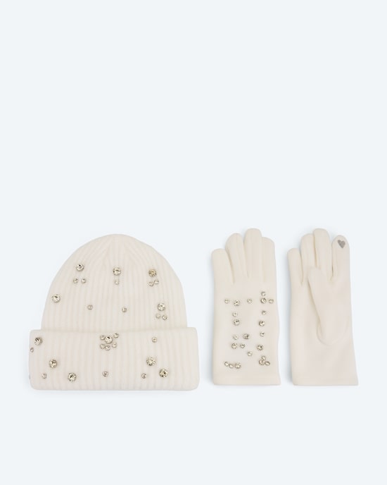 Produktabbildung für 2-Set Mütze und Handschuhe