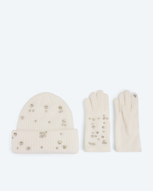 2-Set Mütze und Handschuhe