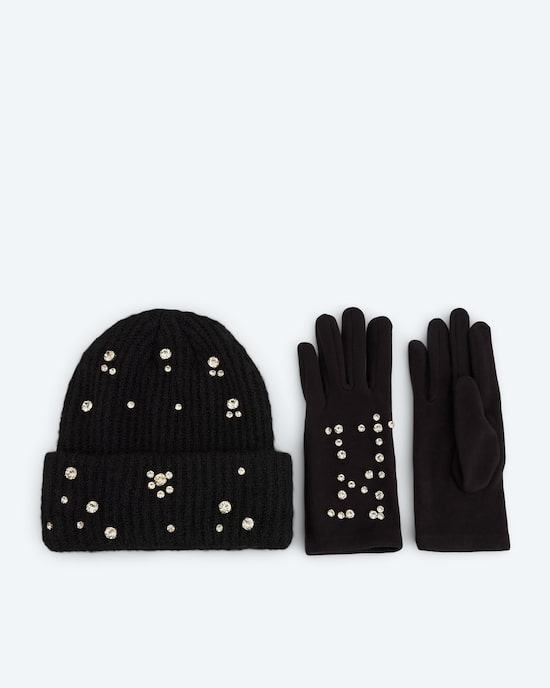 Produktabbildung für 2-Set Mütze und Handschuhe