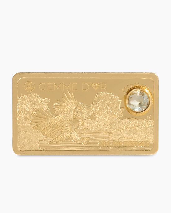 Produktabbildung für Goldbarren Gemme d'or Orthoklas gelb