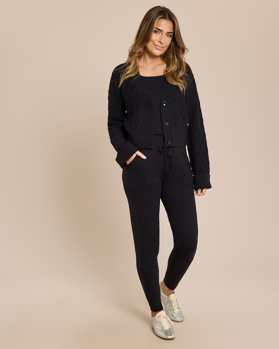 Produktabbildung für 3tlg. Strickset mit Zopfmuster