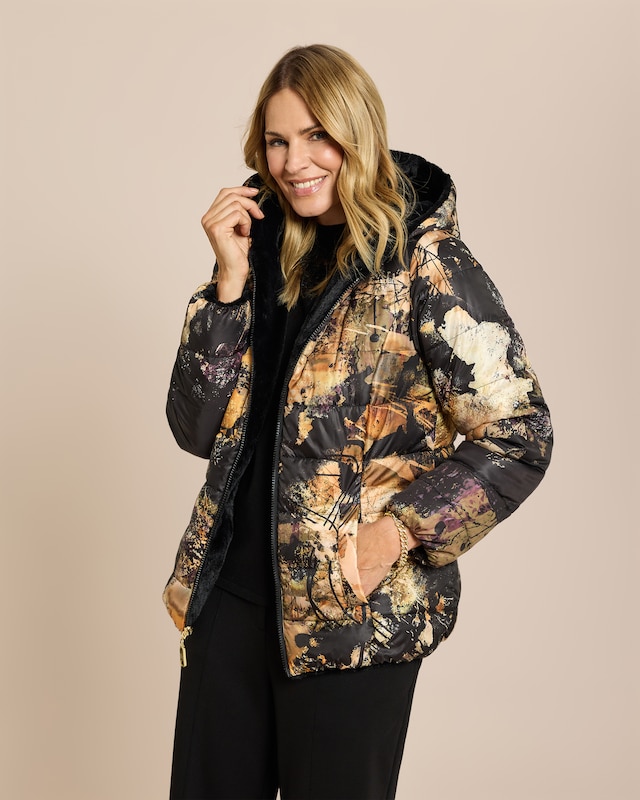 Steppjacke Wendejacke Animalprint