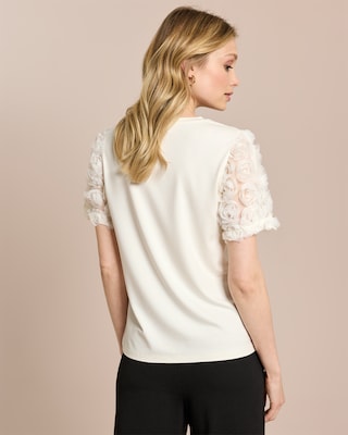 Produktabbildung 4 für Shirt mit Rosendetails am Ärmel