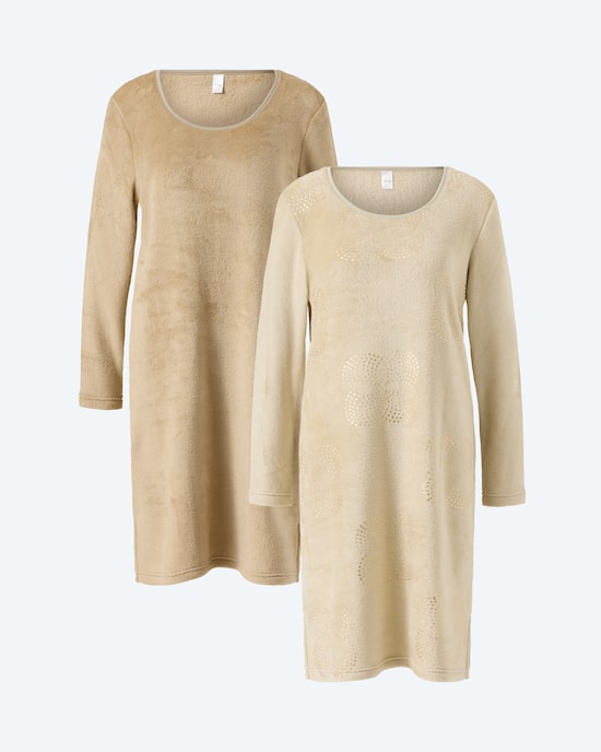 Produktabbildung für Night Shirt "Glitter", 2 Stück