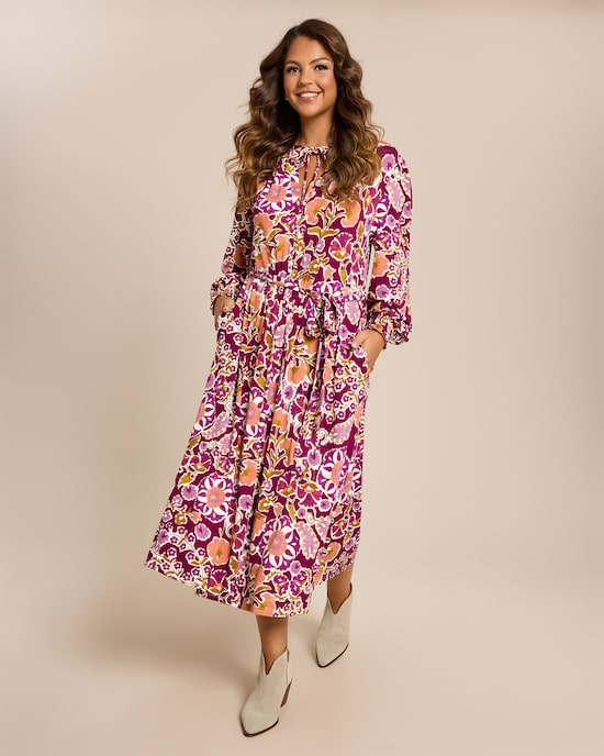 Produktabbildung für Jersey Kleid mit Blumenprint