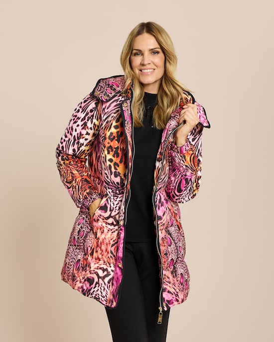 Produktabbildung für Daunen Jacke mit Print