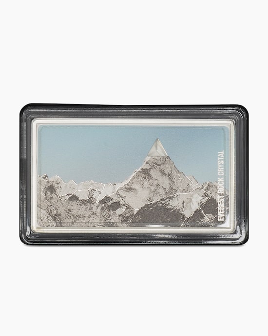 Produktabbildung für Silbermünze mit Himalaya Bergkristall