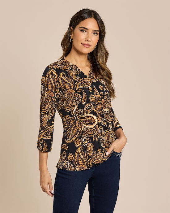 Produktabbildung für Shirt mit Paisleydruck