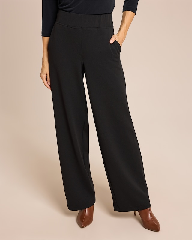 Marlenehose mit elastischem Bund