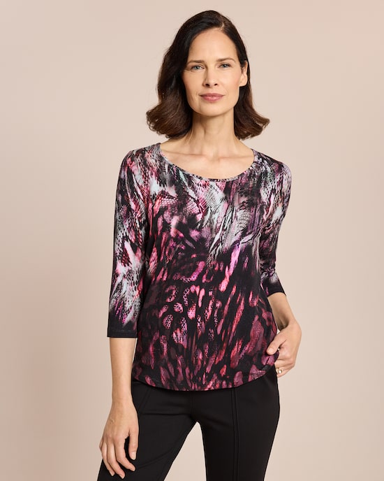 Produktabbildung für Shirt mit Schlangenprint