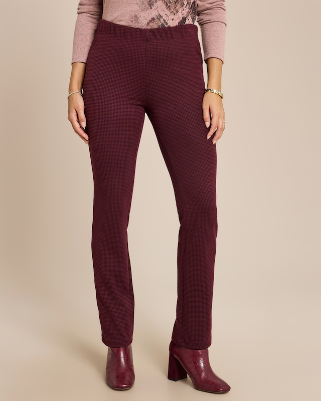 Schlupfhose mit Jacquard Muster