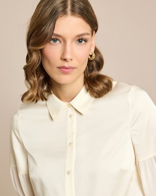Produktabbildung 5 für Bluse mit Chiffonärmeln