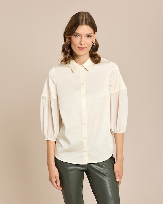 Produktabbildung für Bluse mit Chiffonärmeln