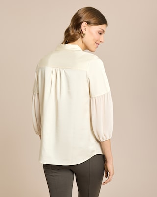 Produktabbildung 4 für Bluse mit Chiffonärmeln