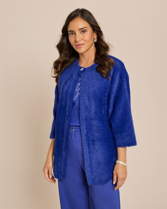 Produktabbildung für Cardigan mit Schmuckknopf