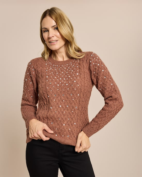 Produktabbildung für Pullover mit Deko