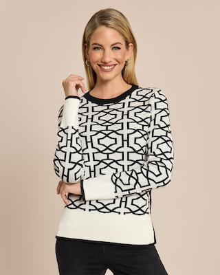 Produktabbildung 2 für Strickpullover mit Jacquard