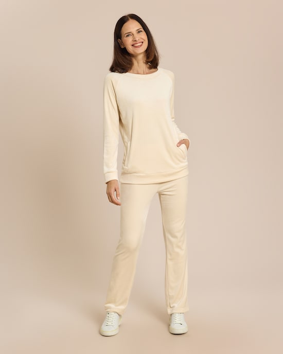 Produktabbildung für Hausanzug satinierter Velours, 2tlg