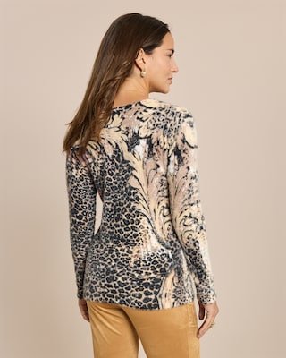 Produktabbildung 4 für Kuschelpullover mit Leoprint