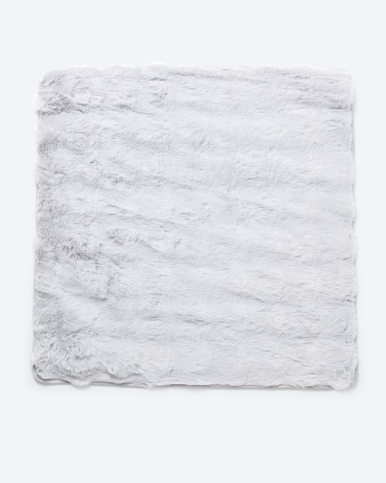 Produktabbildung für Armlehnen-Auflage in Kaninchenfell-Optik, 2tlg.