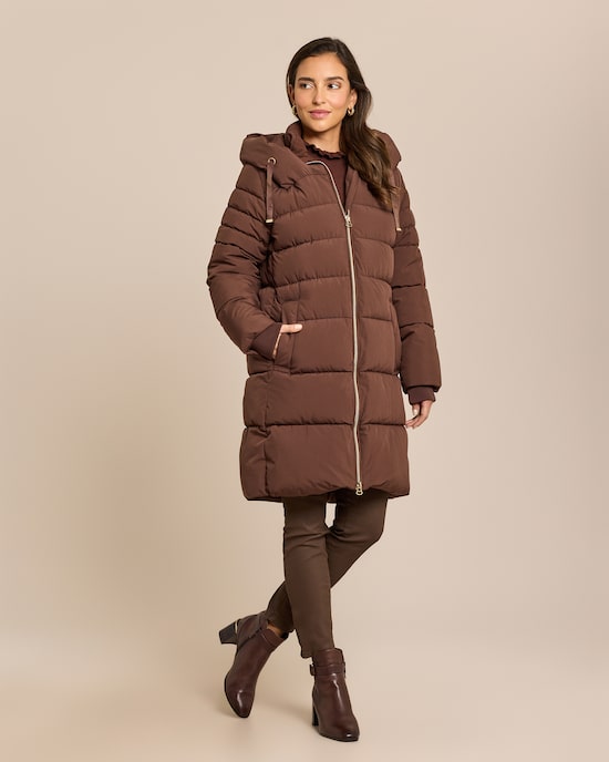 Produktabbildung für Parka aus recyceltem Polyester