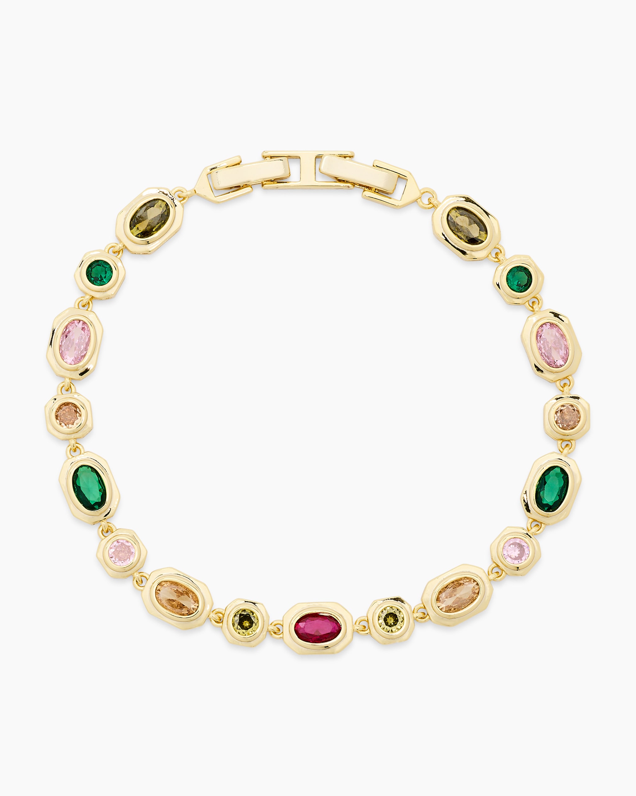 Produktabbildung für Armband mit Zirkonia, bunt