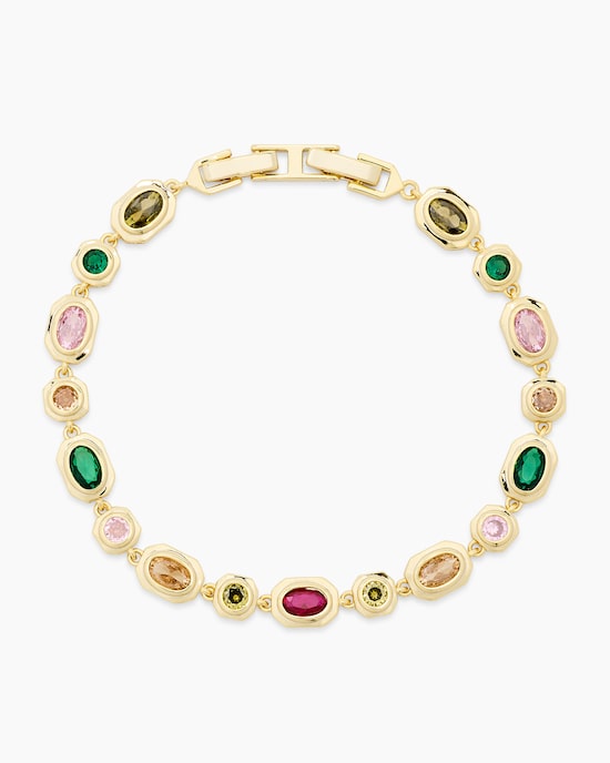 Produktabbildung für Armband mit Zirkonia, bunt