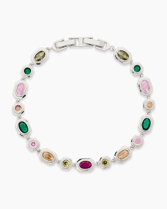 Produktabbildung für Armband mit Zirkonia, bunt