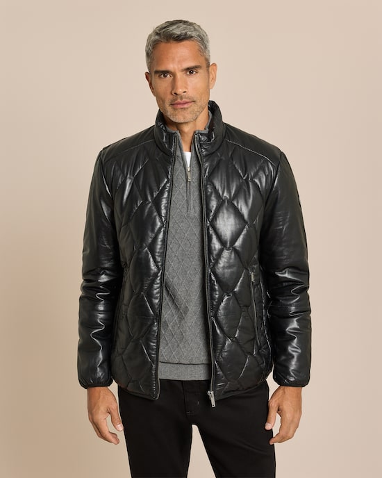 Produktabbildung für Lederjacke Raute