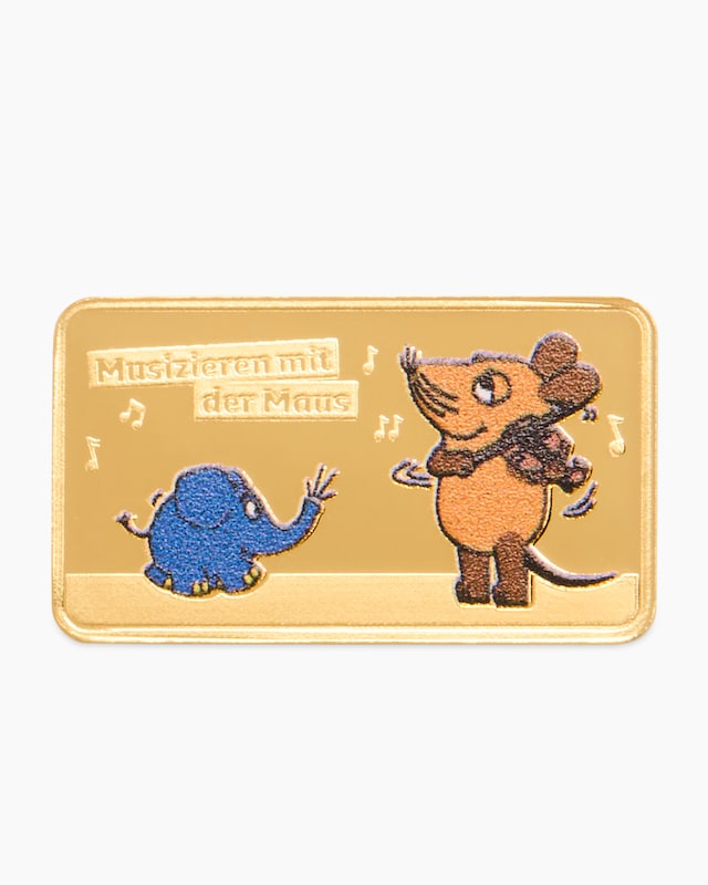 Goldmünzbarren 50 Jahre Die Maus: Konzert