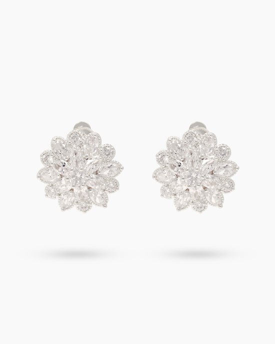 Produktabbildung für Ohrclips mit Zirkonia