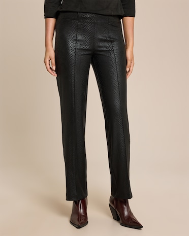 Produktabbildung für Gerade Schlupfhose mit Animal Print