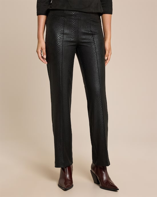 Produktabbildung für Gerade Schlupfhose mit Animal Print