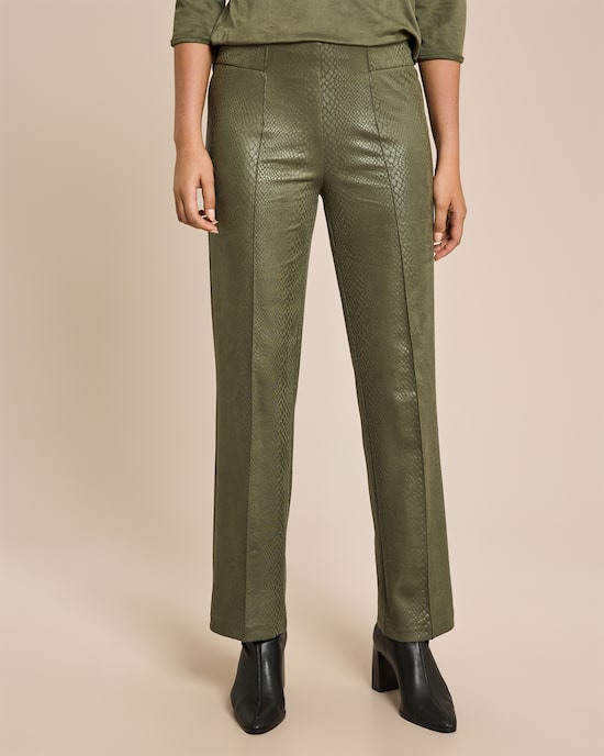 Produktabbildung für Gerade Schlupfhose mit Animal Print