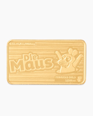 Produktabbildung 2 für Goldmünzbarren 50 Jahre Die Maus: Im Regen
