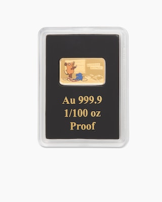 Produktabbildung 3 für Goldmünzbarren 50 Jahre Die Maus: Lernen