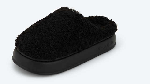 Marshmallow Slipper mit Fell
