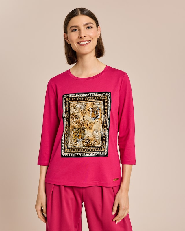 Shirt mit platziertem Druck