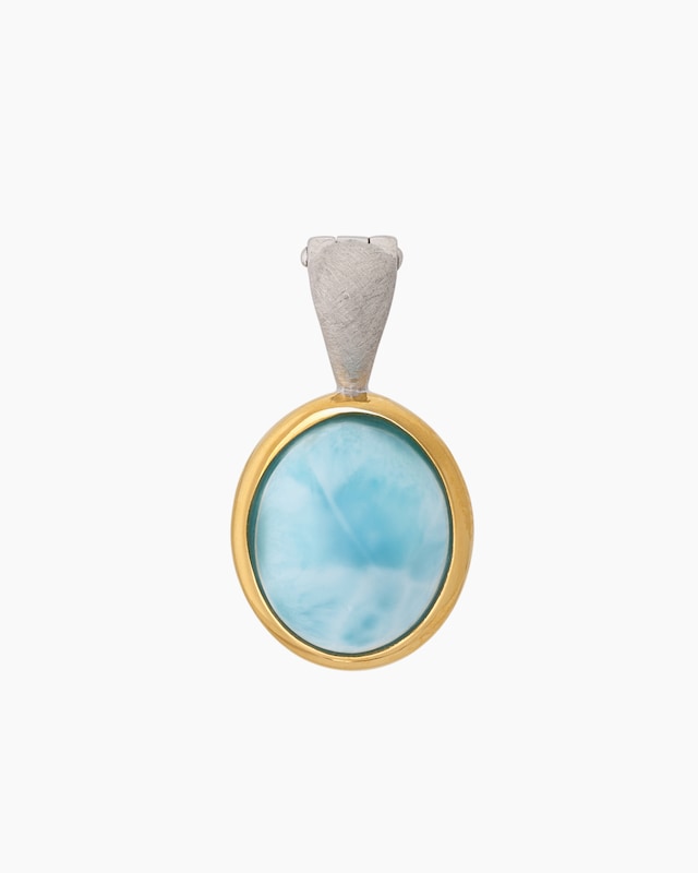 Clip-Anhänger mit Larimar