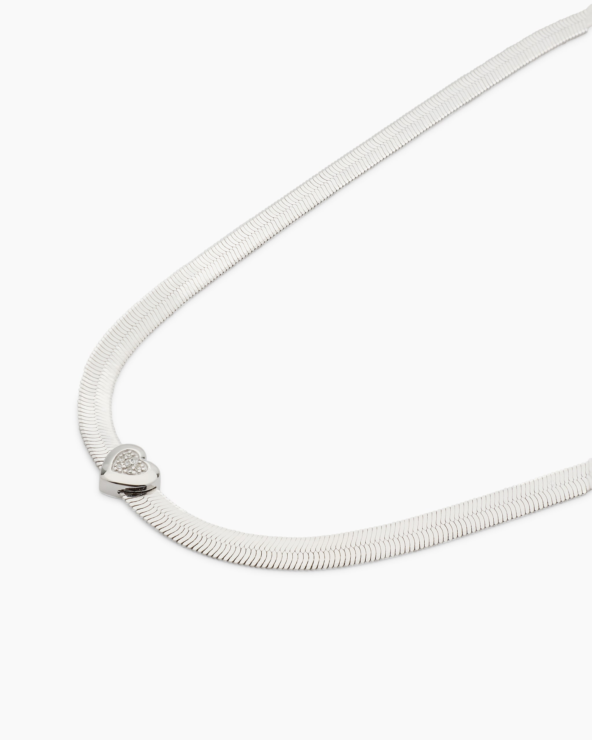 Produktabbildung für Collier mit Diamant-Anhänger 0,05 ct