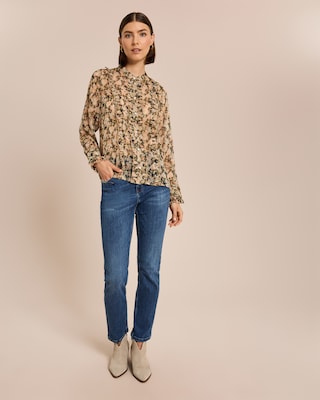 Produktabbildung 3 für Bluse mit herbstlichen Blütendruck