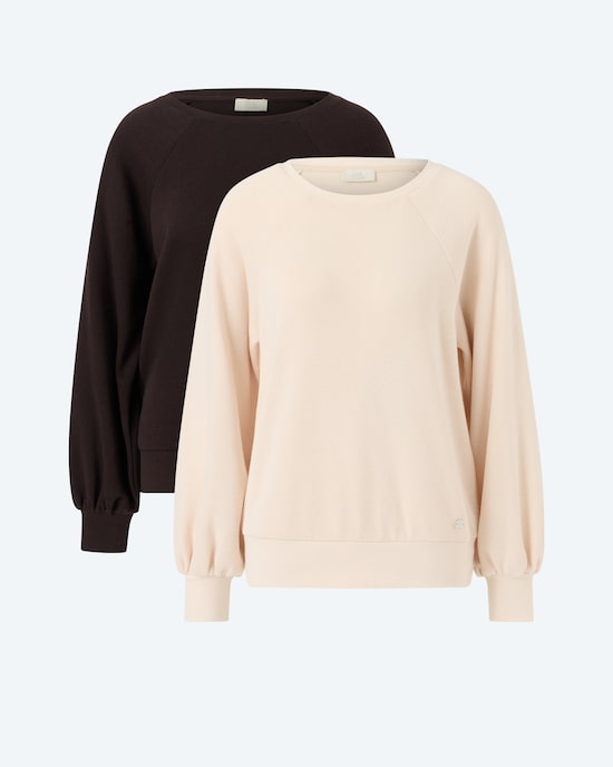 Produktabbildung für Doppelpack Sweatshirt mit Ballonarm