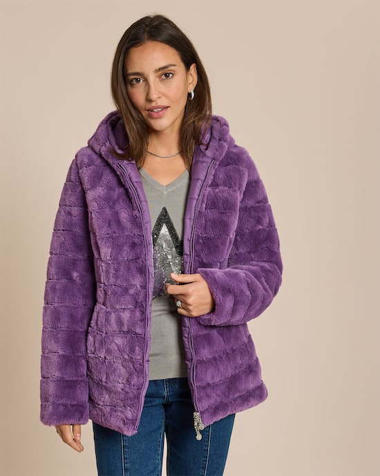 Produktabbildung für Wendejacke mit Strukturwebpelz