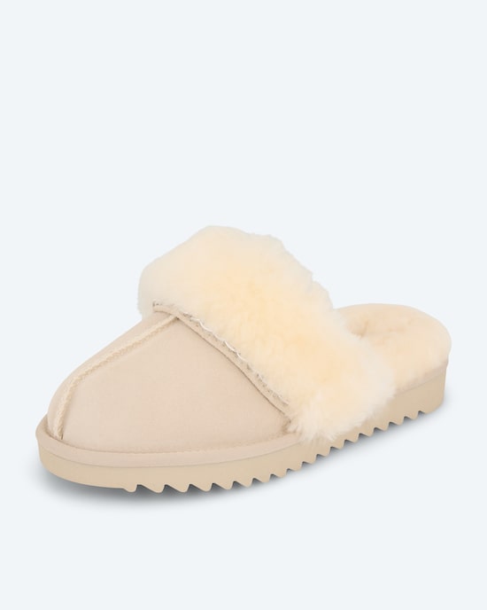 Produktabbildung für Slipper Echtlammfell