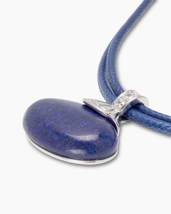 Produktabbildung für Stein-Collier mit Textilband