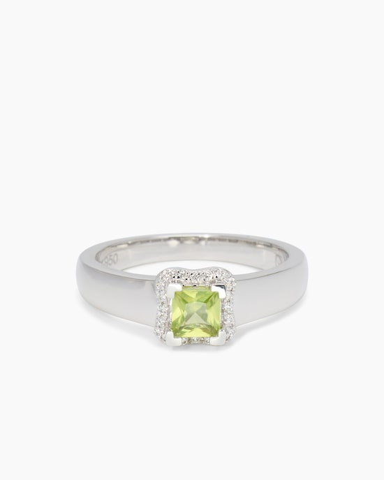 Produktabbildung für Ring mit Peridot & Brillant