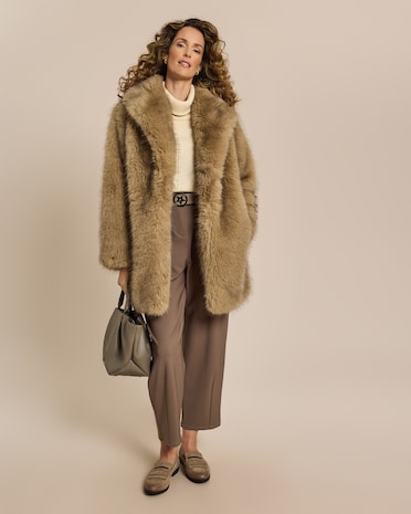 Produktabbildung für Fellimitatjacke Oversize