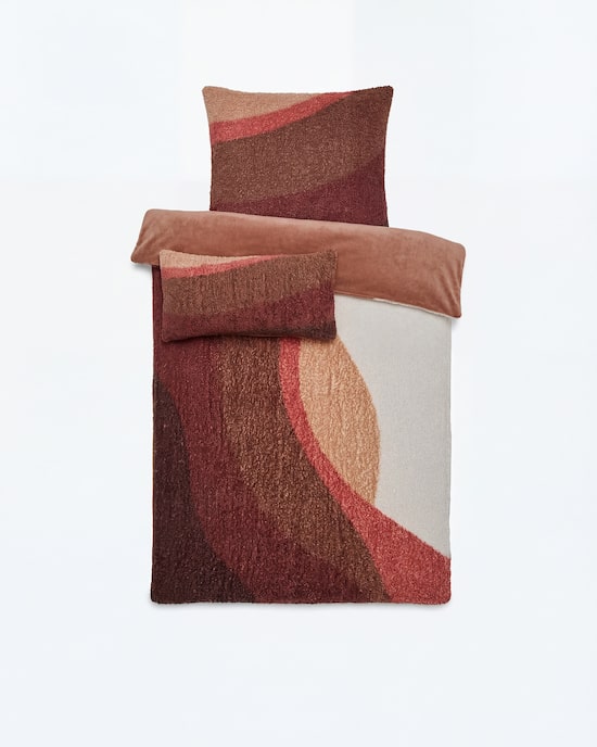 Produktabbildung für Wendebettwäsche in Teddy-Optik "Ahorn", 3tlg.